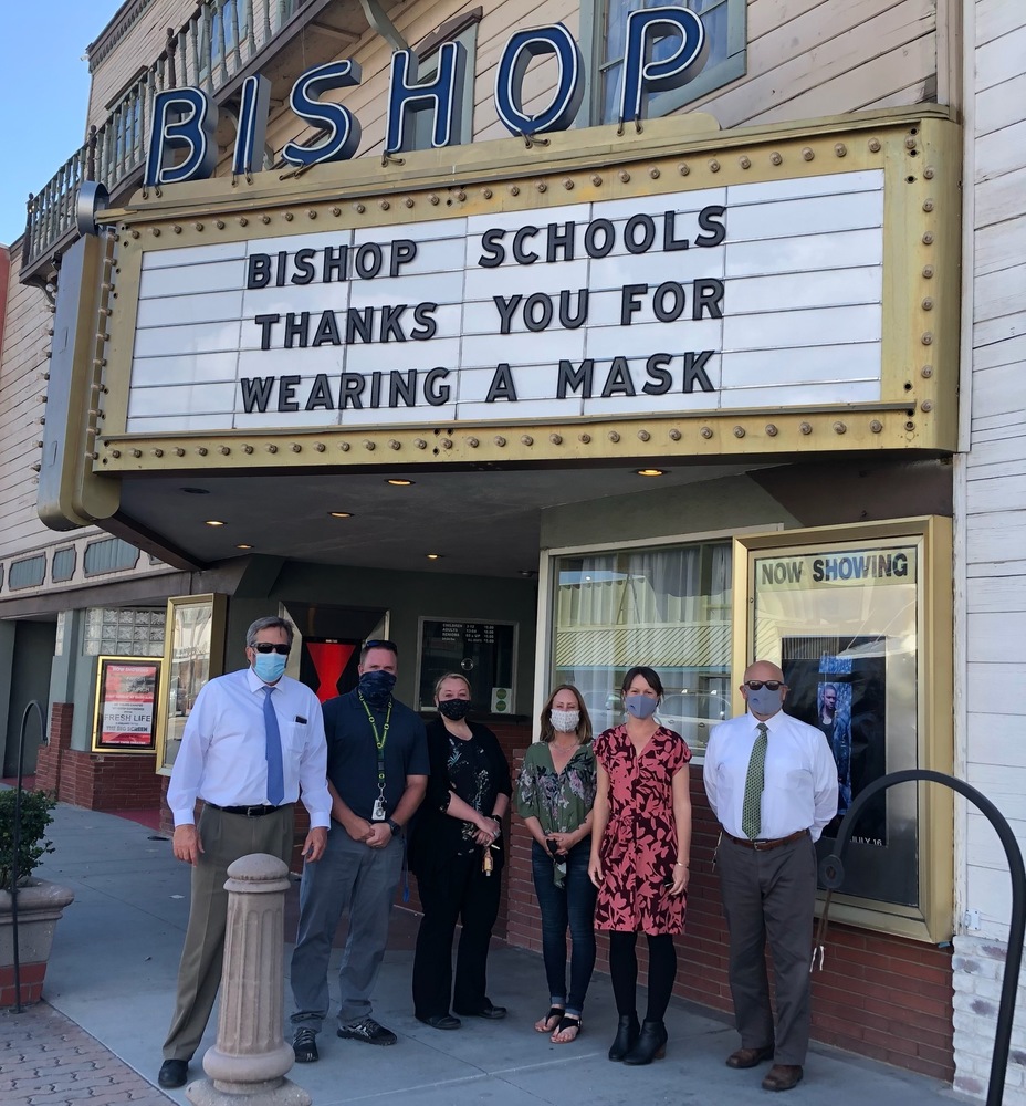 Bishop Schools thanks you for wearing a mask