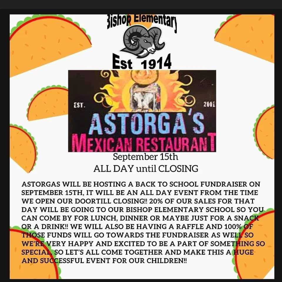 Astorga's Mexican Restaurant Fundraiser 