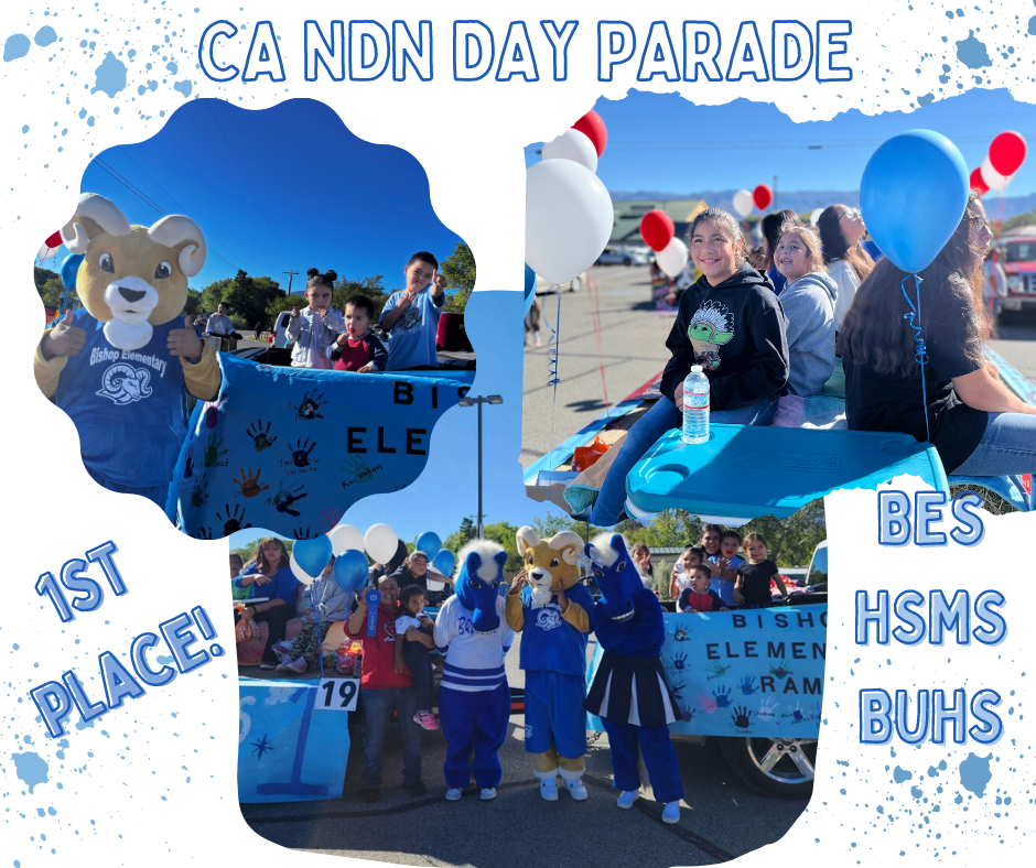 CA NDN Day Parade 1st Place Winners Bishop Unified School District