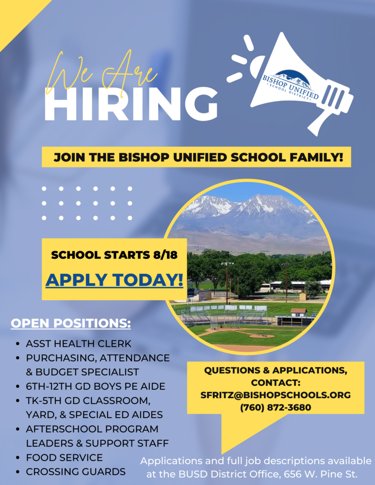 BUSD is hiring!